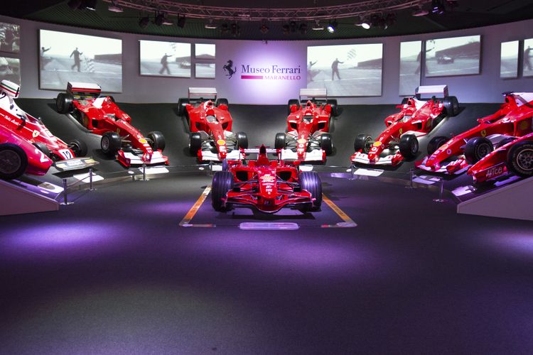 The Ferrari Museum: is the ideal place to organise exclusive events where there is a huge emotional impact to the guests.